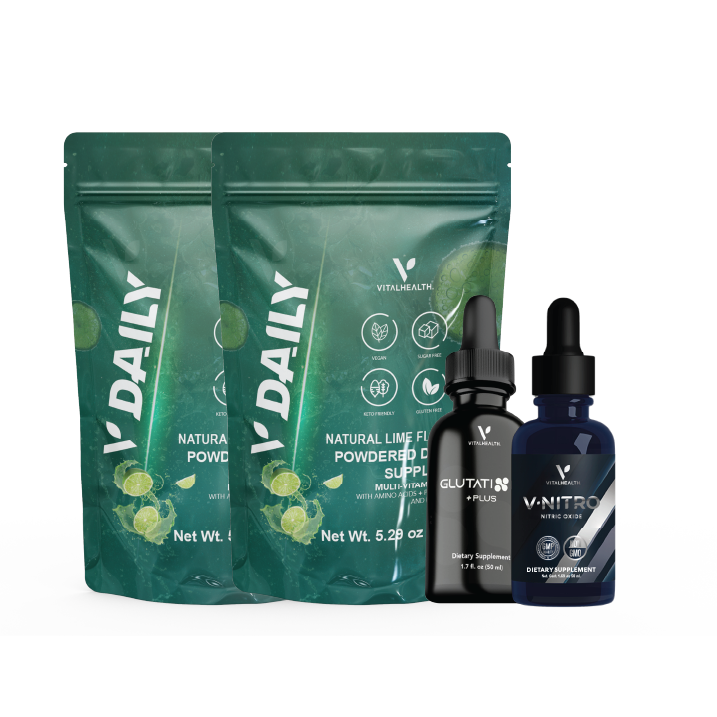 The Powerhouse Trio, V-Nitro, V-Glutation Plus and V-Daily